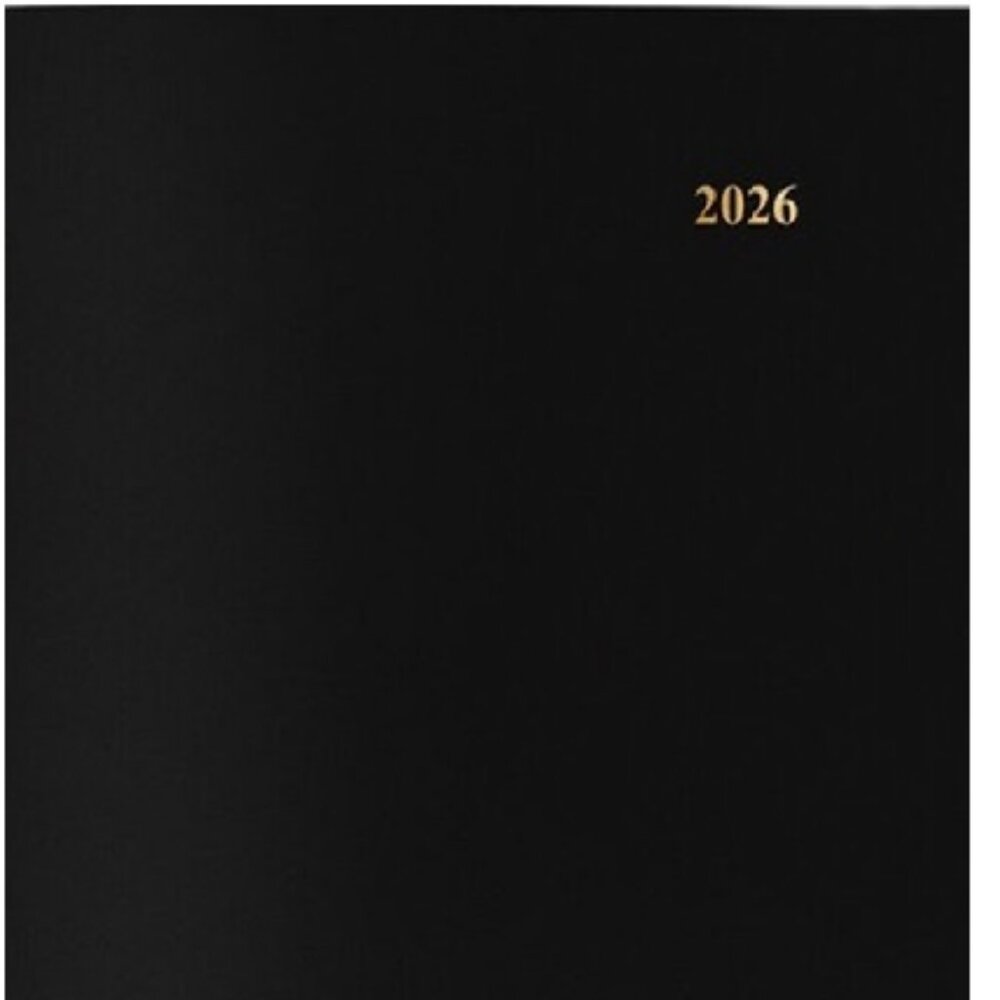 Day-Timer "The Best!" 2026 Monthly Planner Notebook, Black, Large, 8 1/2" x 11"